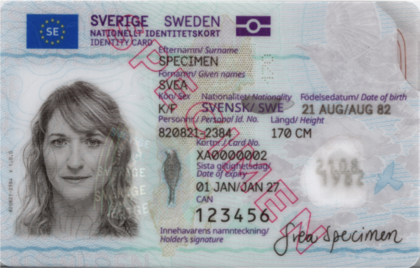 SWEDISH ID CARD